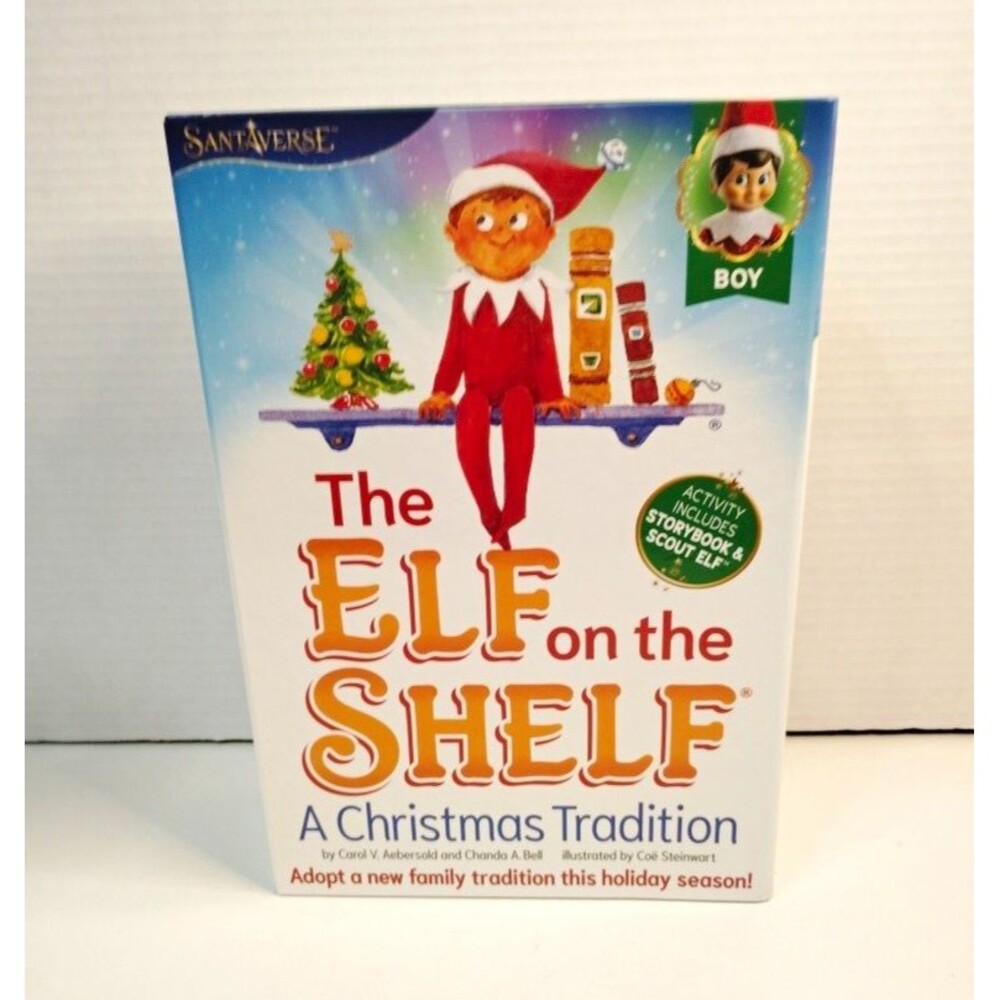 The Elf on the Shelf A Christmas Tradition Boy Scout Elf Doll & Book Set
